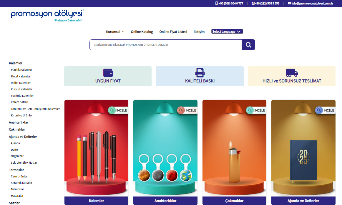 Promosyon Ajanda Modelleri