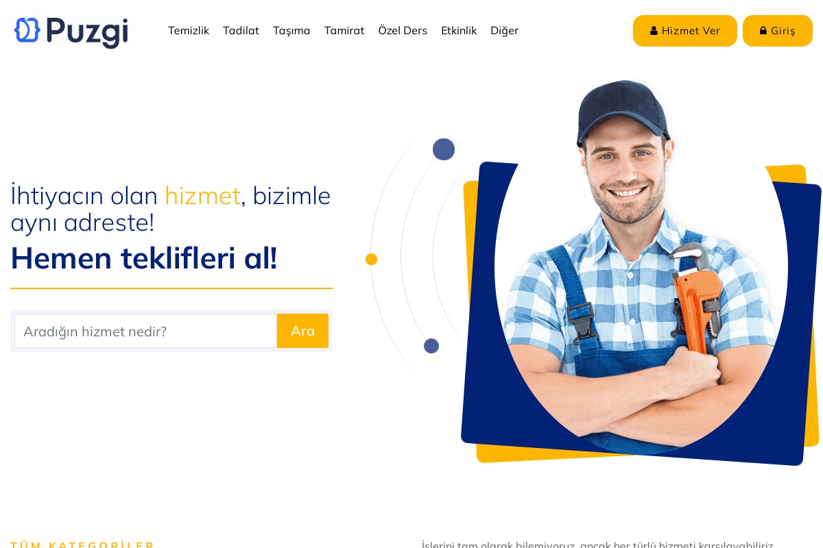 Puzgi: Hizmet ve İhtiyaçları Buluşturan Yeni Nesil Platform!
