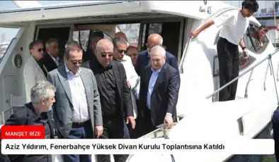 Aziz Yıldırım, Fenerbahçe Yüksek Divan Kurulu Toplantısına Katıldı