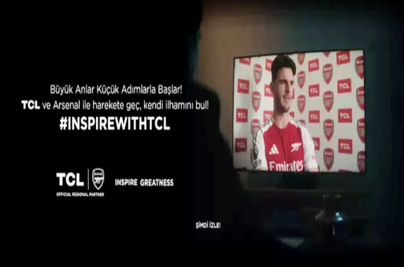 TCL ve Arsenal, yeni reklam filminde takım ruhunu öne çıkardı