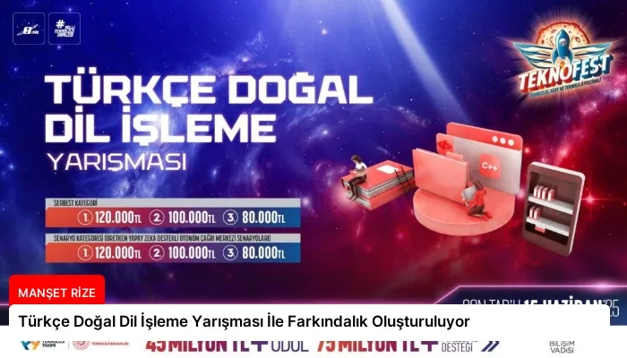 Türkçe Doğal Dil İşleme Yarışması İle Farkındalık Oluşturuluyor