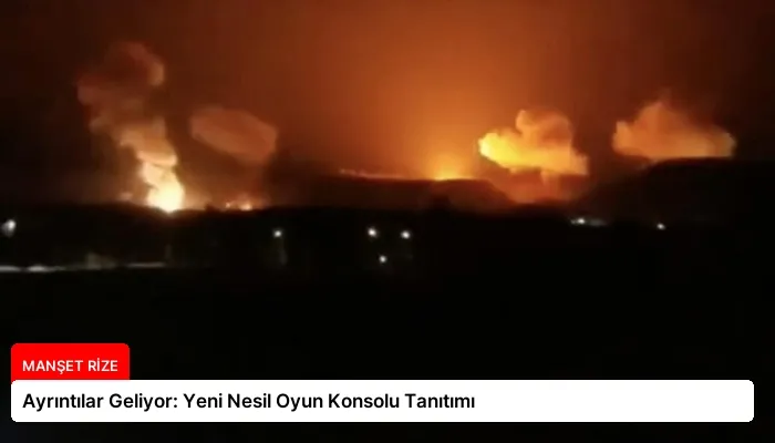 Ayrıntılar Geliyor: Yeni Nesil Oyun Konsolu Tanıtımı