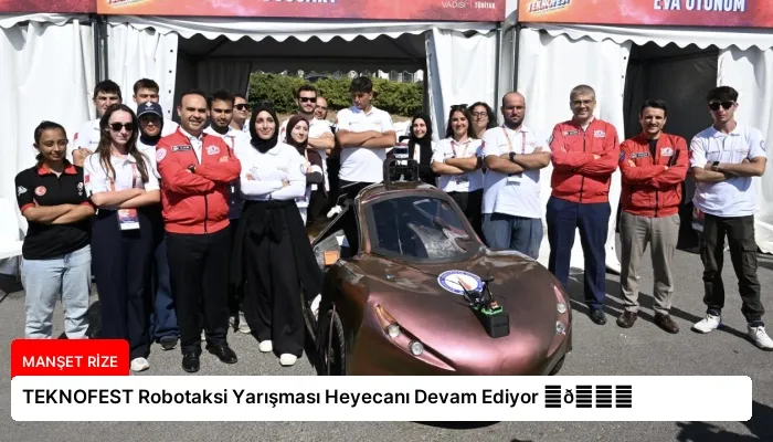 TEKNOFEST Robotaksi Yarışması Heyecanı Devam Ediyor ⏬👇