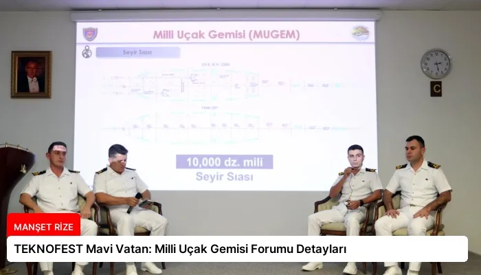 TEKNOFEST Mavi Vatan: Milli Uçak Gemisi Forumu Detayları
