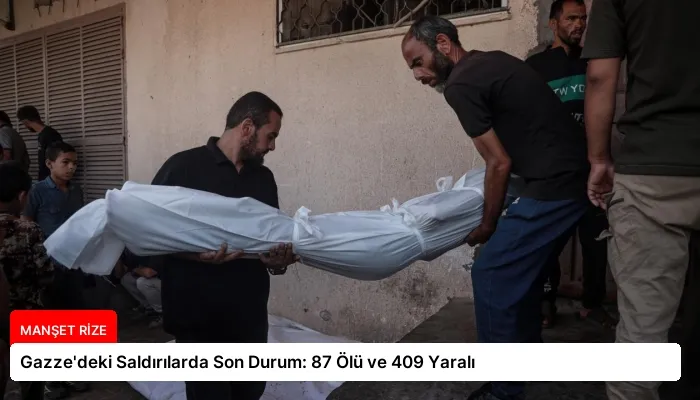 Gazze’deki Saldırılarda Son Durum: 87 Ölü ve 409 Yaralı