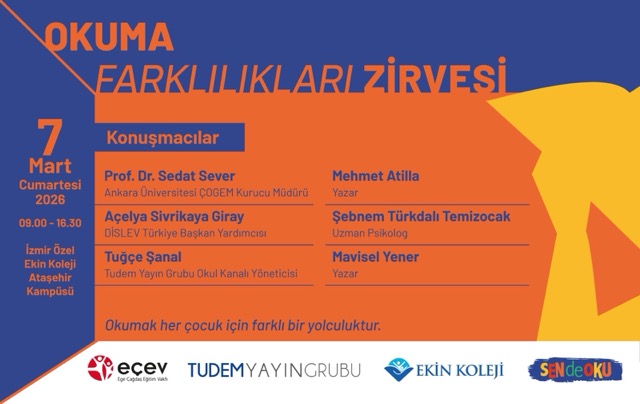 Okuma Farklılıkları Zirvesi 7 Mart’ta İzmir’de Gerçekleşiyor!