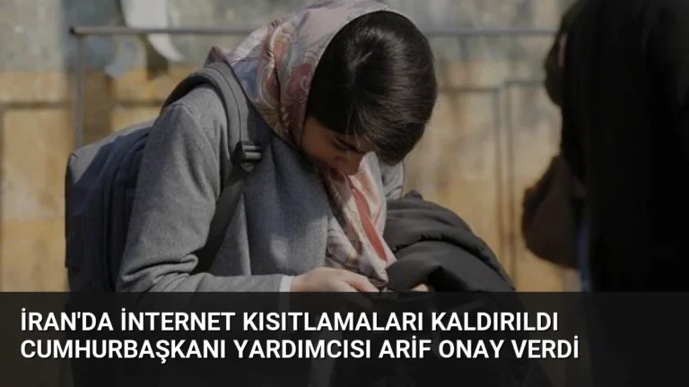 İran’da İnternet Kısıtlamaları Kaldırıldı Cumhurbaşkanı Yardımcısı Arif Onay Verdi