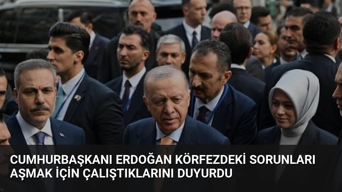 Cumhurbaşkanı Erdoğan Körfezdeki Sorunları Aşmak İçin Çalıştıklarını Duyurdu