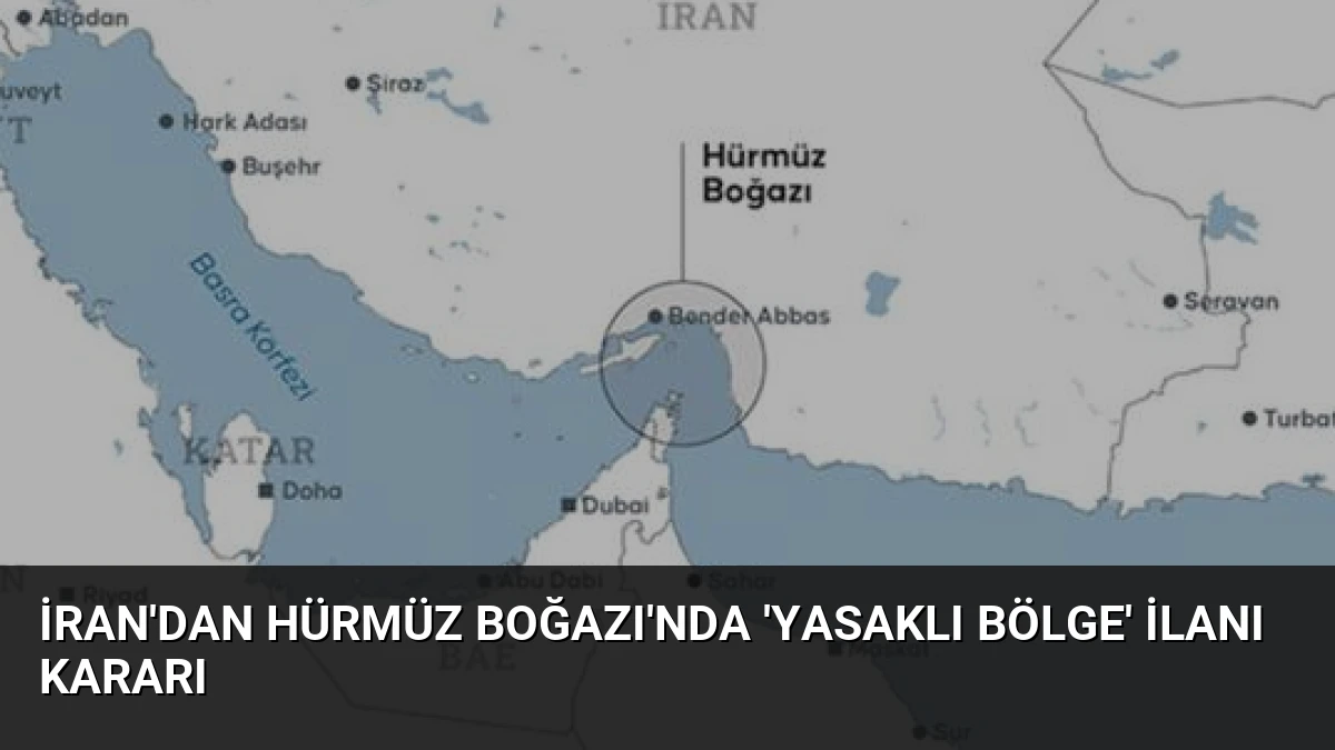 İran’dan Hürmüz Boğazı’nda ‘Yasaklı Bölge’ İlanı Kararı