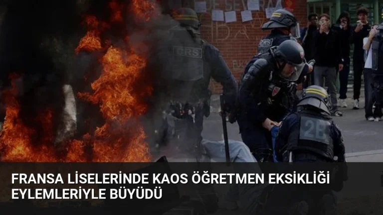 Fransa Liselerinde Kaos Öğretmen Eksikliği Eylemleriyle Büyüdü